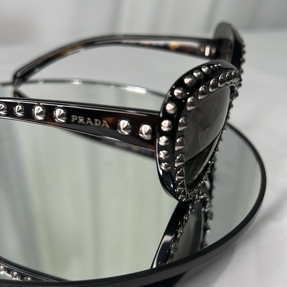 NWT Prada Cat Eye Studded Sunglasses Set (#2) - Picture 6 of 8